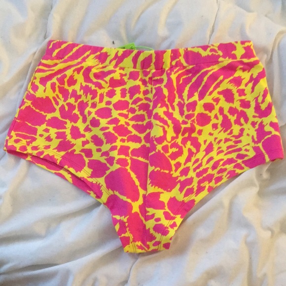 Elsie & Fred SUPERFLY PINK & YELLOW LEOPARD Bottom - Picture 3 of 5